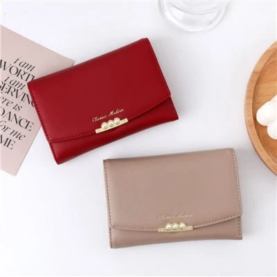 Trifold Wallet พร้อมที่ถือรูปภาพ